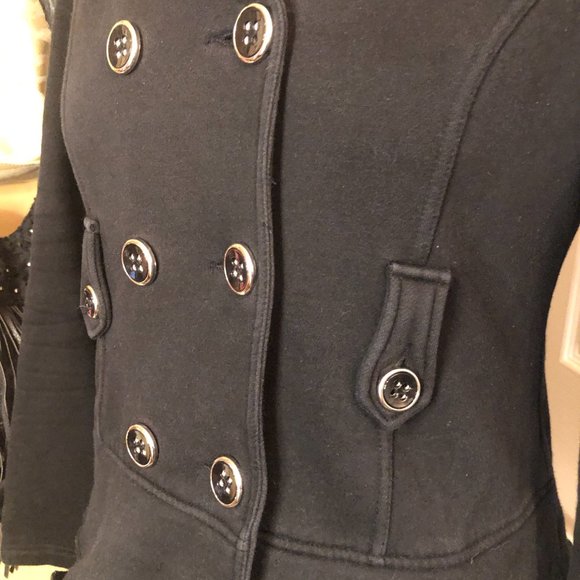 Maurice's Black Pea Coat - Picture 4 of 11